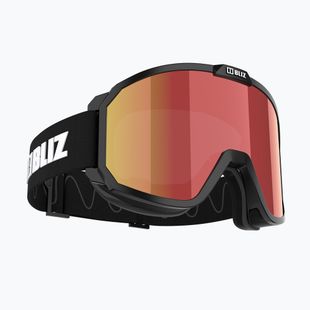 Skibrille Bliz Rave matt black/brown red