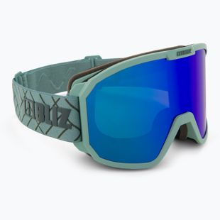 Skibrille Bliz Rave matt green/brown blue