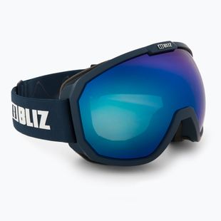 Skibrille Bliz Charge OTG matt dark blue/brown blue