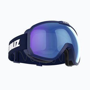 Skibrille Bliz Charge OTG matt dark blue/brown blue