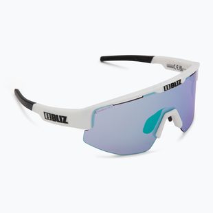 Sonnenbrille Bliz Matrix Small Nano Optics Nordic Light matt white/begonia/violet blue