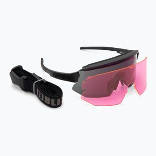 Sonnenbrille Bliz Breeze Small matt black/ smoke/ pink