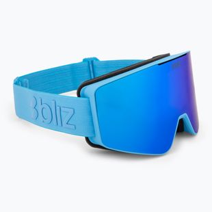 Skibrille Bliz G001S matte blue/brown/blue multi