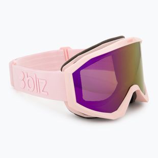 Skibrille Bliz Liner matte pink/brown/pink multi