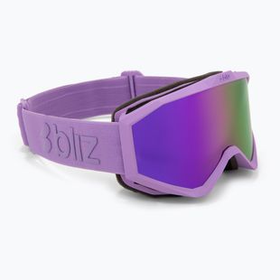 Kinder-Skibrille Bliz Liner Jr matte purple/brown/purple multi