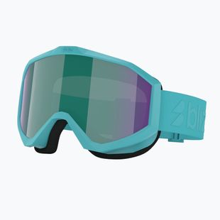 Kinderskibrille Bliz Liner Jr matte turquoise/brown/green multi