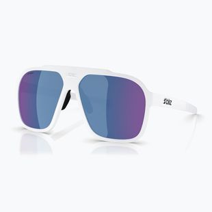 Bliz A002 matte weiß/grau blau multi Sonnenbrille