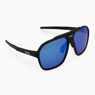 Bliz A002 mattschwarz/grau-blau Multi-Sonnenbrille