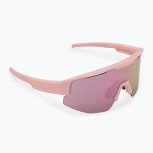 Bliz Hero Kleine matte Puderrosa/Braun-Rosé-Multi-Sonnenbrille