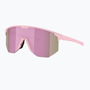 Bliz Hero Kleine matte Puderrosa/Braun-Rosé-Multi-Sonnenbrille
