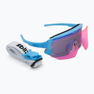 Bliz Breeze Small matte blau/grau blau Spiegel/rosa Sonnenbrille