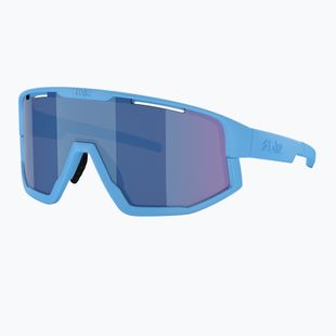 Bliz Fusion Small matte blau/graue blaue Spiegel Sonnenbrille