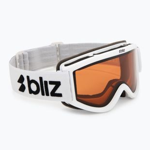 Skibrille Kinder Bliz Pixie Jr matte white/orange
