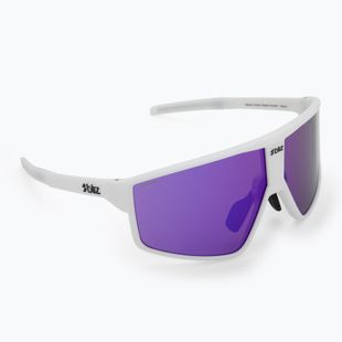 Bliz P002S matte weiß/braune lila Multi-Sonnenbrille