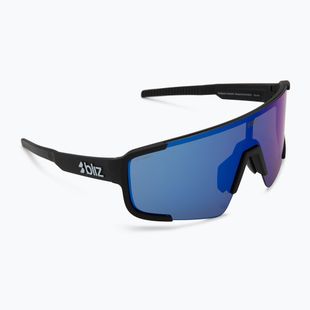 Sonnenbrille Bliz P003 matte black/grey blue mirror