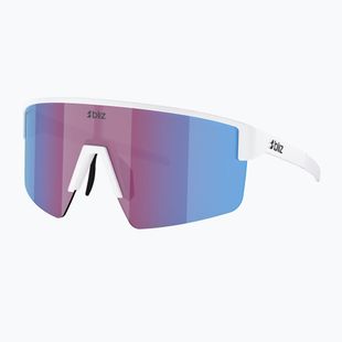 Sonnenbrille Bliz P004 Nano Optics Nordic Light matte white/begonia/violet blue multi