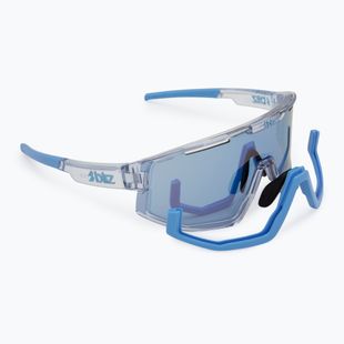 Sonnenbrille Bliz Fusion transparent blue/smoke ice blue multi