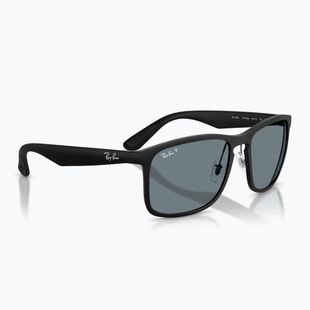 Sonnenbrille Ray-Ban Rb4264 Polarized+ Lenses matte matte black/blue polarized+