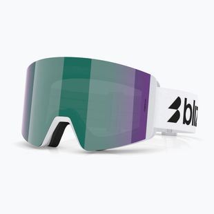Skibrille Bliz G003 matte white/brown/green multi