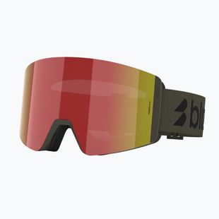 Skibrille Bliz G003 matte camo green/brown/red multi