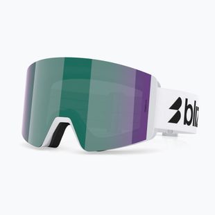 Skibrille Bliz G003S matte white/brown/green multi