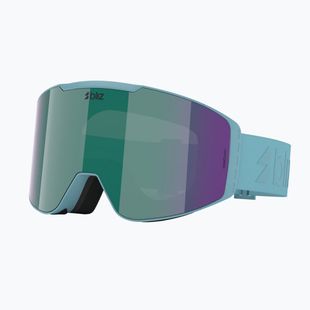 Skibrille Bliz G004 matte turquoise/brown/green multi