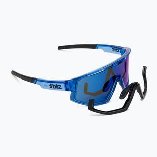 Sonnenbrille Bliz Fusion Small transparent blue/smoke blue multi
