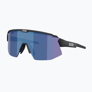 Sonnenbrille Bliz Breeze Small matte black/smoke blue multi/pink
