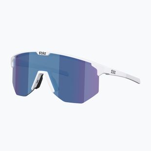 Sonnenbrille Bliz Hero matte white/smoke blue multi