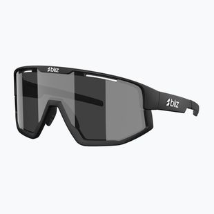 Sonnenbrille Bliz Fusion Small matte black/smoke silver mirror
