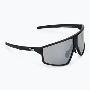 Sonnenbrille Bliz P002 matte black/smoke silver mirror
