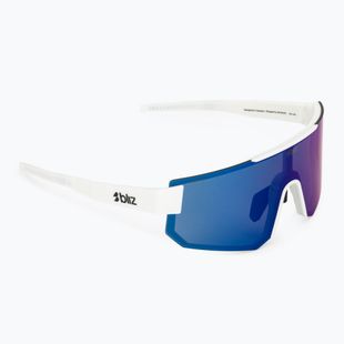 Sonnenbrille Bliz P005 matte white/smoke blue multi