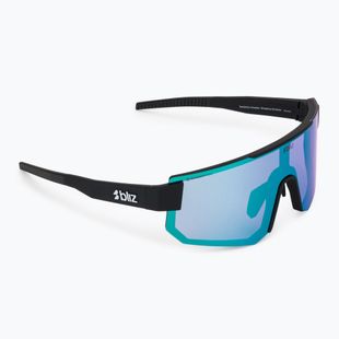 Sonnenbrille Bliz P005 matte black/nano optics violet blue multi