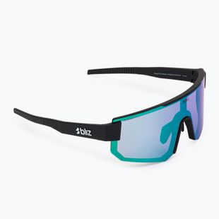 Sonnenbrille Bliz P005S matte black/nano optics violet blue multi