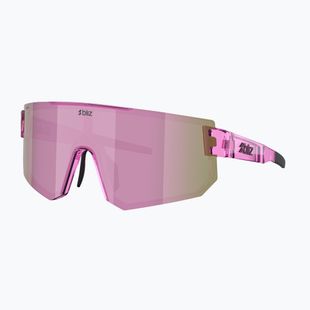 Sonnenbrille Bliz P005S transparent pink/brown rose multi
