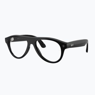 Brille mit Kamera Ray-Ban Meta Aviator shiny black/trs g. green