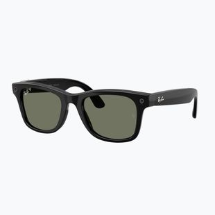 Brille mit Kamera Ray-Ban Meta Wayfarer shiny black/g15 green polar