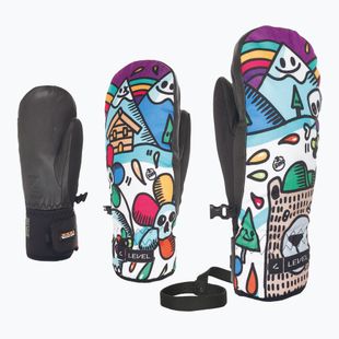 Kinder Skihandschuhe Level Vertigo Mitt Teen logos