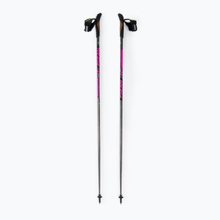 FIZAN Runner Nordic Walking Stöcke schwarz/rosa S22 CA06