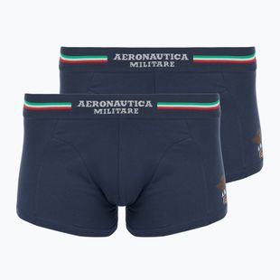 Boxershorts Aeronautica Militare AM1UBX001 Trunk 2er-Pack blue