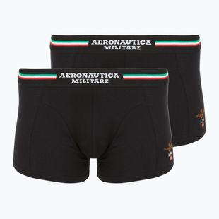 Boxershorts Aeronautica Militare AM1UBX001 Trunk 2 Paar black