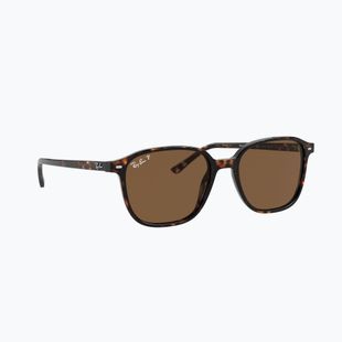 Sonnenbrille Ray-Ban Leonard tortoise/brown polarized