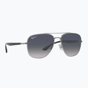 Sonnenbrille Ray-Ban RB3683 brass/blue grey polarized