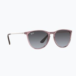 Kinder-Sonnenbrille Ray-Ban Erika transparent violet/grey gradient