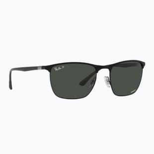 Sonnenbrille Ray-Ban RB3686 Polarized+ Lenses matte black/dark grey polarized+