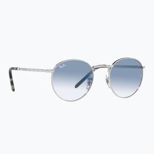 Sonnenbrille Ray-Ban New Round silver/blue