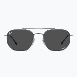 Sonnenbrille Ray-Ban RB3707 Polarized+ Lenses brass/grey polarized+