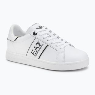 EA7 Emporio Armani Classic Logo weiß/schwarz Schuhe
