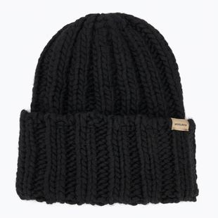Wintermütze Damen Woolrich Chunky Beanie black
