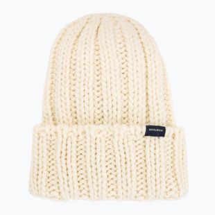 Damen Wintermütze Woolrich Chunky Beanie 2026 milky cream